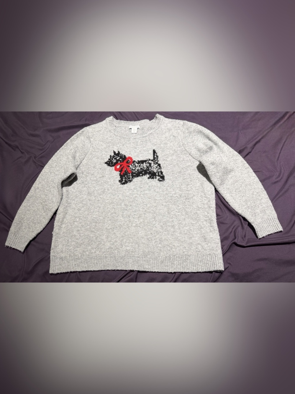 Cupcakes & Cashmere: Women’s Graphic Knit Sweater (ptp approx 26in) Size 2X